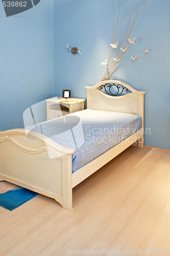 Image of Blue bedroom