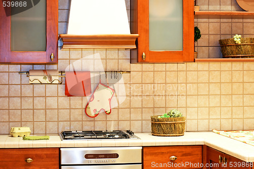 Image of Country kitchen counter
