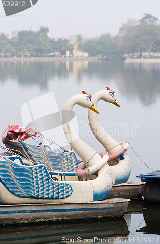 Image of Swan pedal boats in Hanoi