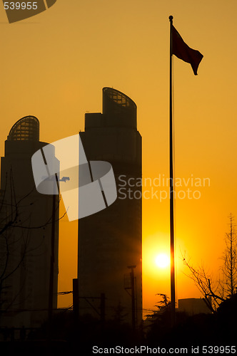 Image of shanghai twins towers