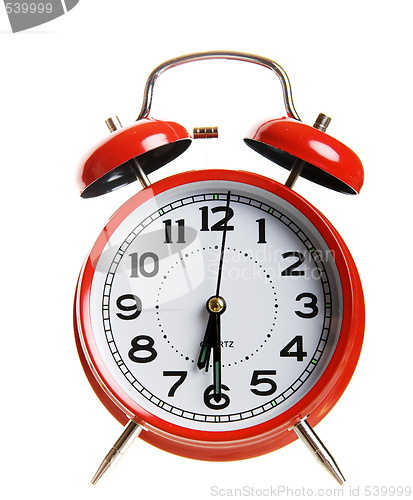 Image of Red alarm clock