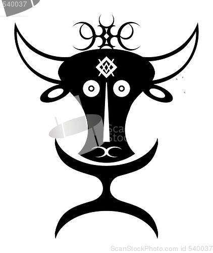 Image of african buffalo idol