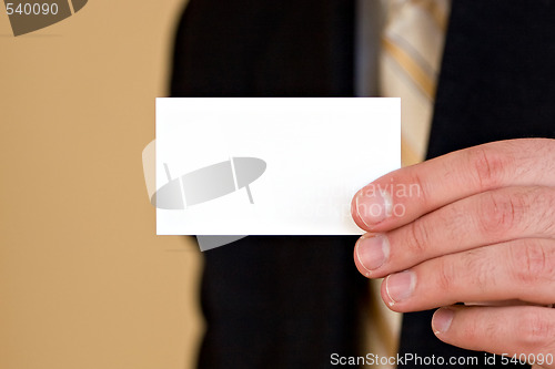 Image of Blank Business Card