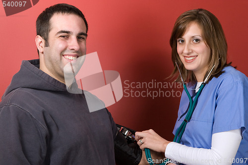 Image of Checking Blood Pressure