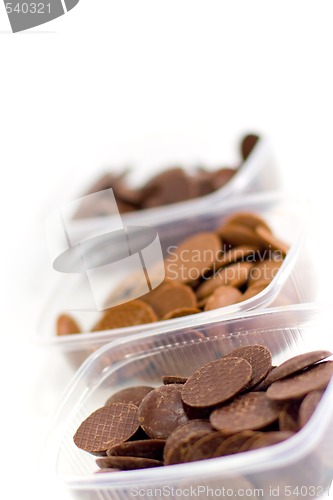 Image of dark and milk chocolates