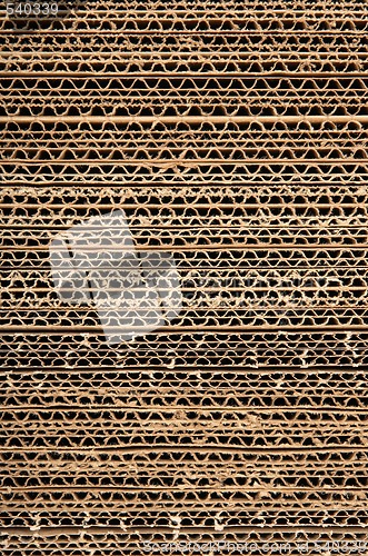 Image of Corrugated cardboard texture