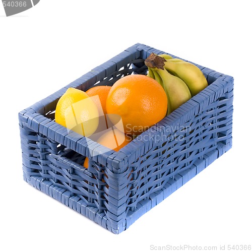 Image of basket with fruits