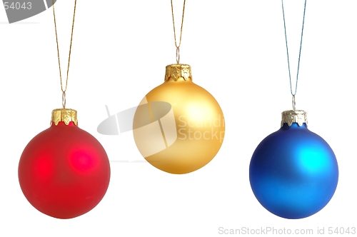 Image of Christmas tree decorations