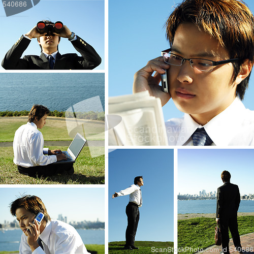 Image of Businessman collage