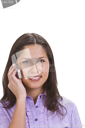 Image of Woman on the phone