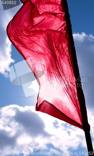 Image of red banner