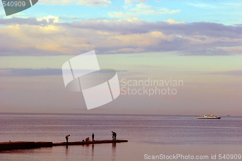 Image of Evening on the Black sea
