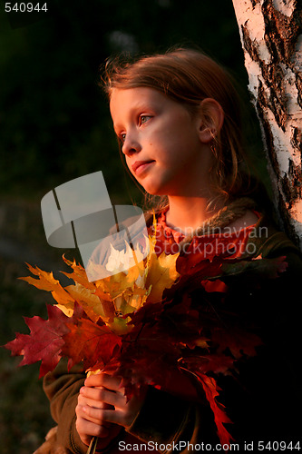 Image of Autumnal portrait