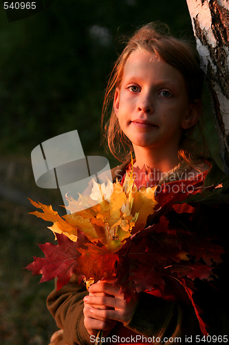 Image of Autumnal portrait