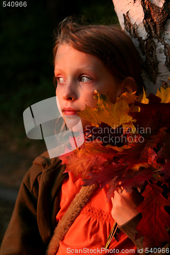 Image of Autumnal portrait