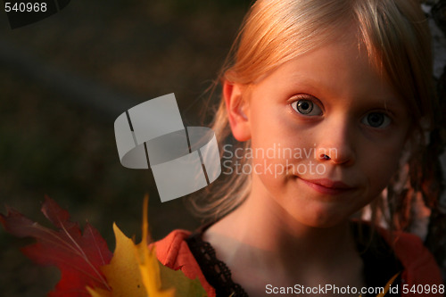 Image of Autumnal portrait