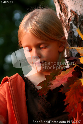 Image of Autumnal portrait