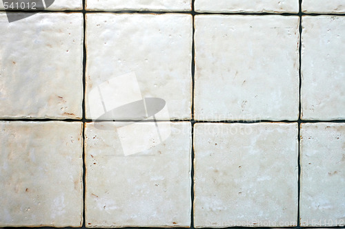 Image of Grunge white tiles