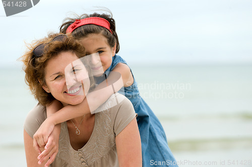 Image of Happy mother and kid