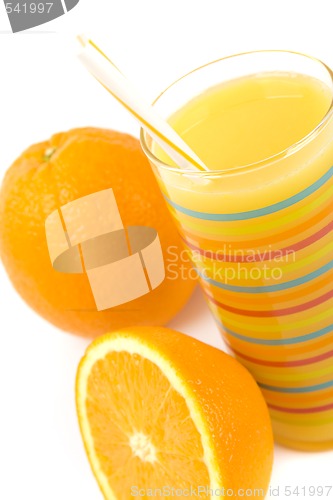 Image of juice and oranges