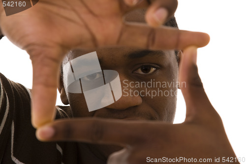 Image of finger framming