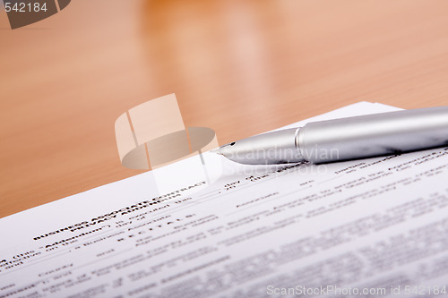 Image of The contract