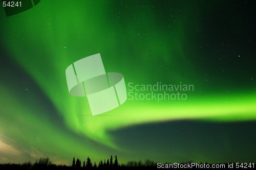 Image of strong aurora