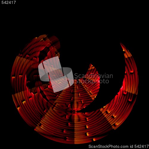 Image of Abstract 3d background