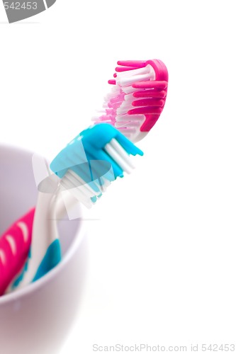 Image of two toothbrushes