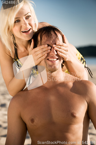 Image of Couple on the beach