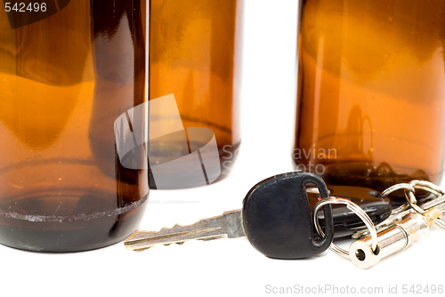 Image of Drinking And Driving Concept