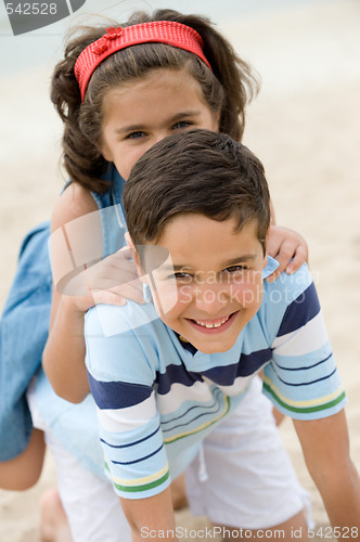 Image of Kids having fun on the beach