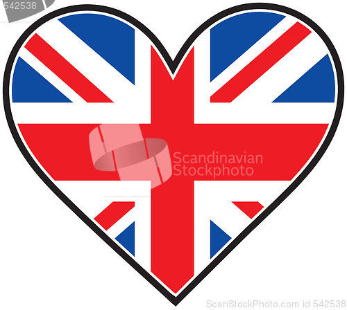 Image of England Heart Flag