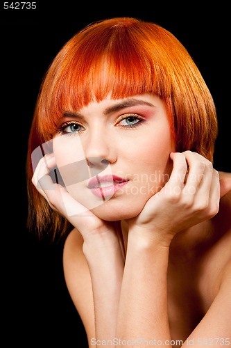 Image of Beautiful redhead face