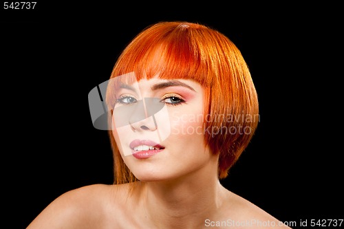 Image of Beautiful redhead face