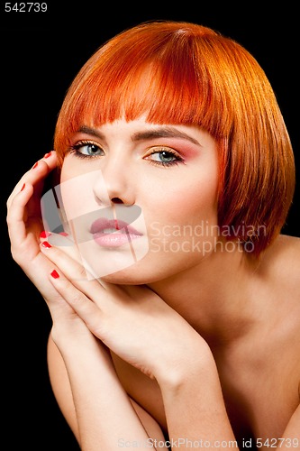 Image of Beautiful redhead face