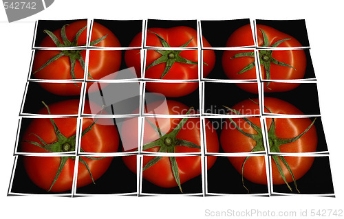 Image of tomato puzzle collage 