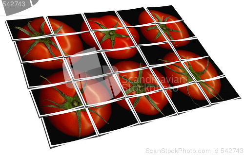 Image of tomato puzzle collage 