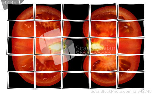 Image of tomato puzzle collage 