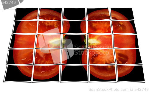 Image of tomato puzzle collage 