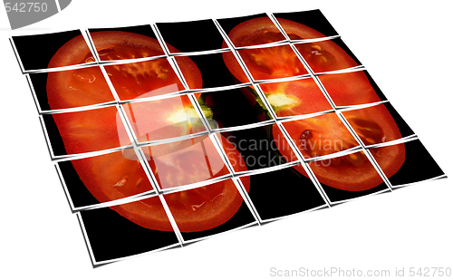 Image of tomato puzzle collage 