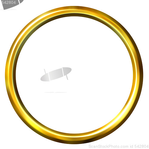 Image of 3D Golden Ring