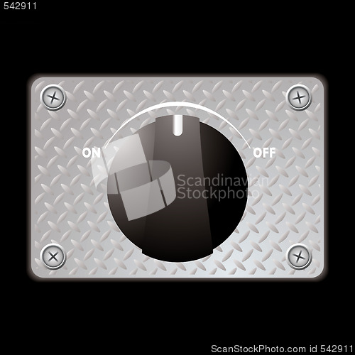 Image of switch metal panel