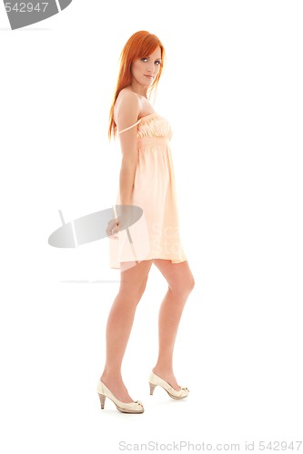 Image of tall redhead