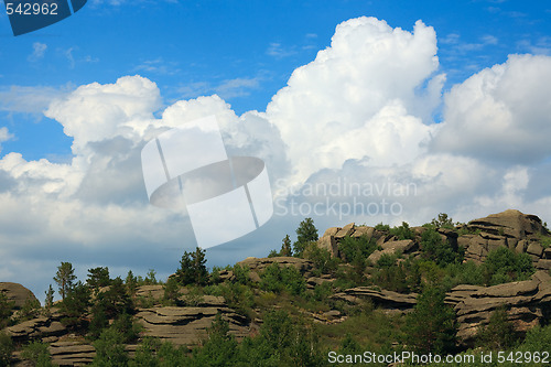 Image of Mountain and sky