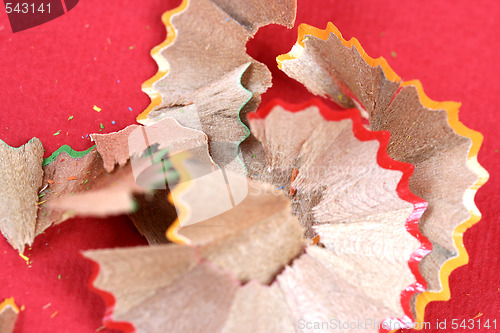 Image of Pencils and wood shavings