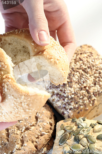 Image of Assortment of baked bread