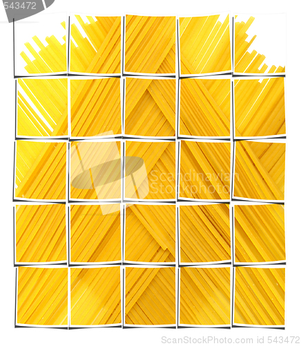 Image of pasta linguine collage