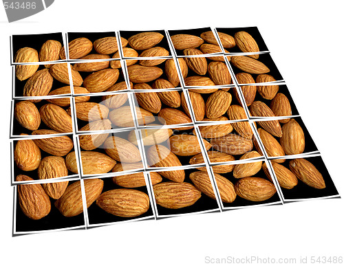 Image of almonds collage 