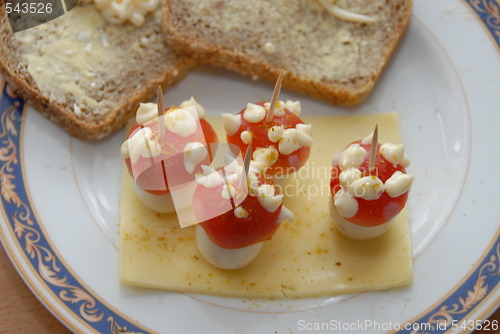 Image of sandwiches a la mushroom